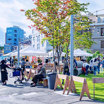 屋外イベントが
できる！